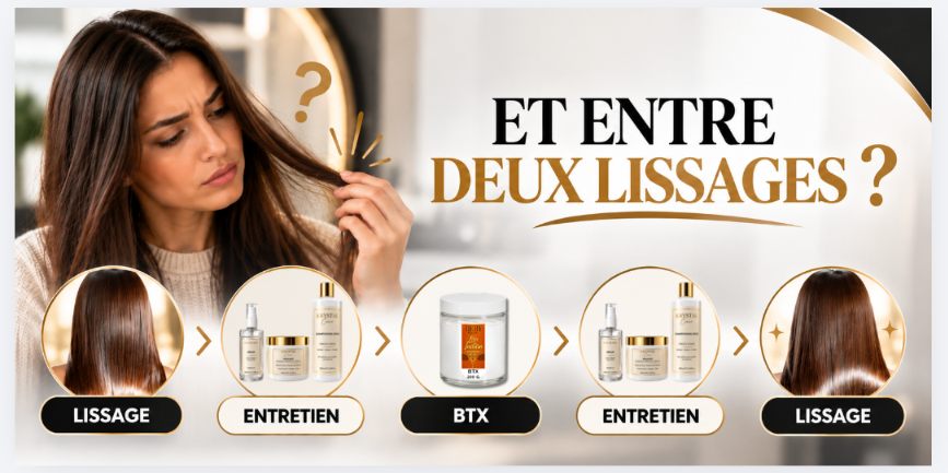 Entre deux lissages : routine d’entretien des cheveux et BTX capillaire Bild
