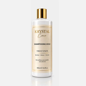 Shampoing KRYSTAL CARE - Entretien Lissage - Sans sulfates, parabens, silicones - 500 ML